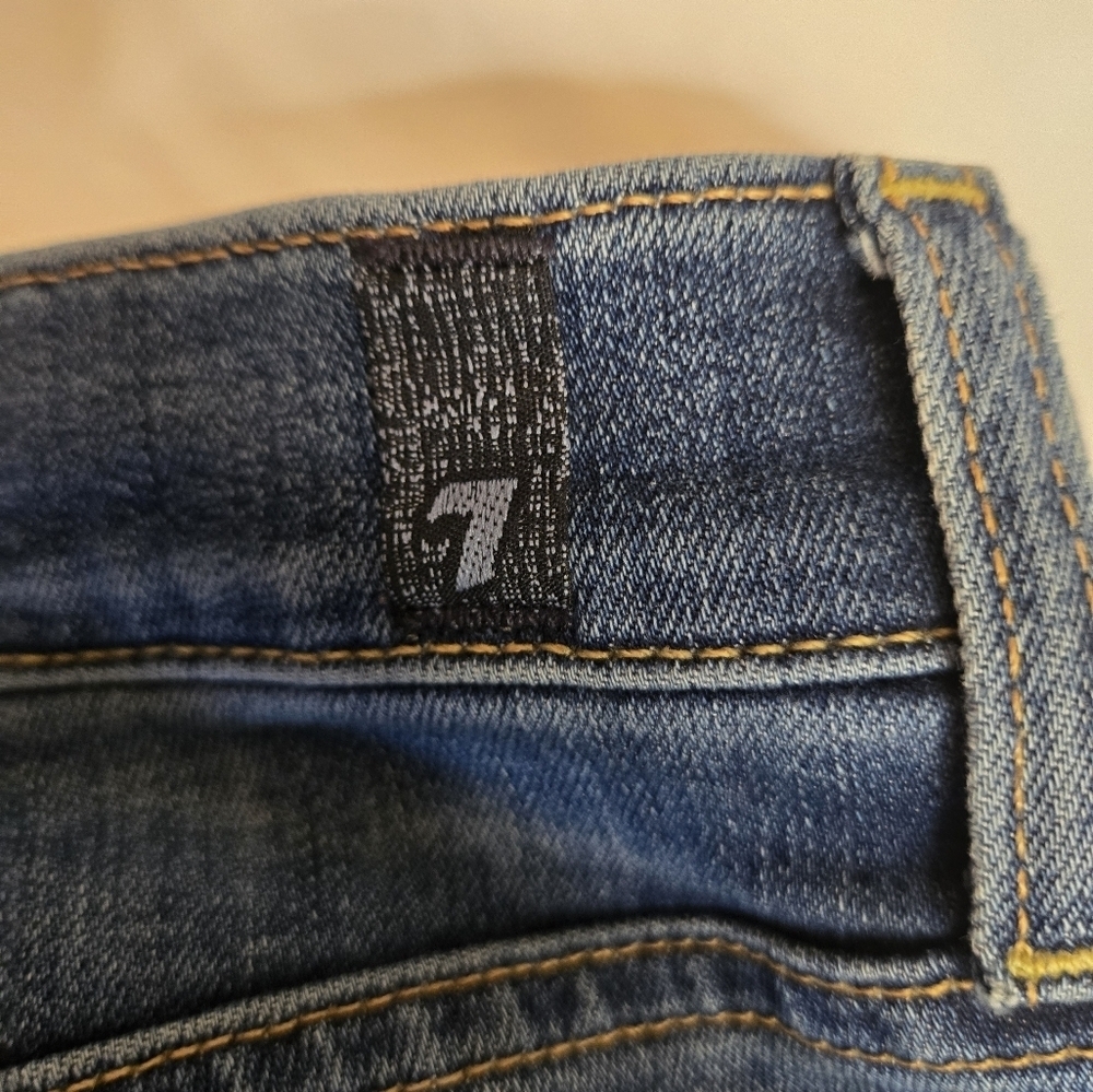 7 For All Mankind Women’s Jeans Size 28 NWOT – Dark Wash Skinny Fit - Picture 5 of 6